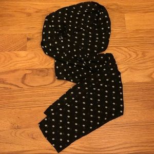 Silky polka dot scarf